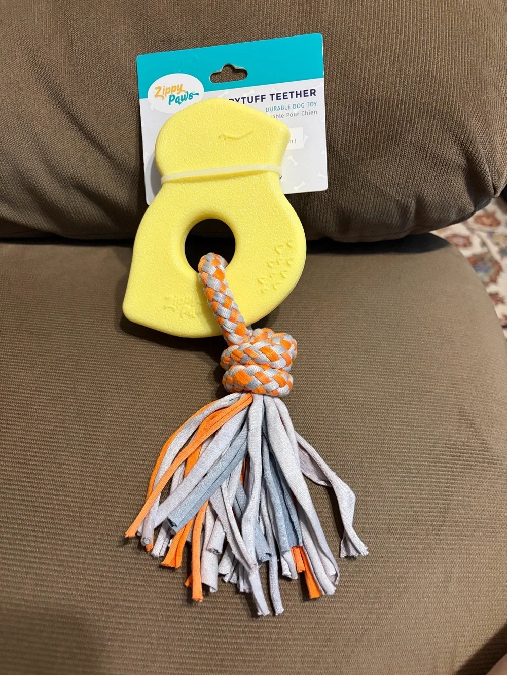 ZippyPaws Retired Zippytough Teether- Brigette Bird Made of Durable TPR Material